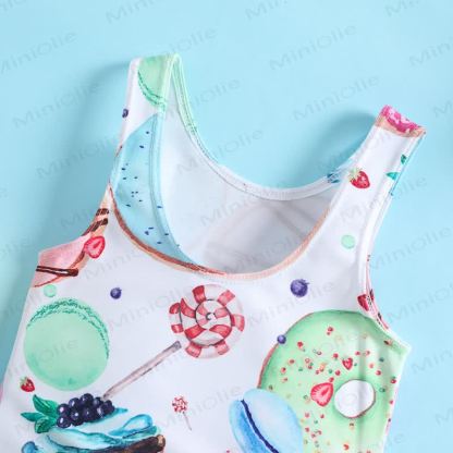 Baby Toddler Donut One Piece Swimsuit - image 4