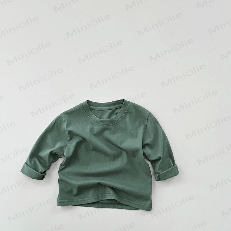 Toddler Retro Solid Color Casual T-Shirt - Green - 7-9T - image 7 - image 8