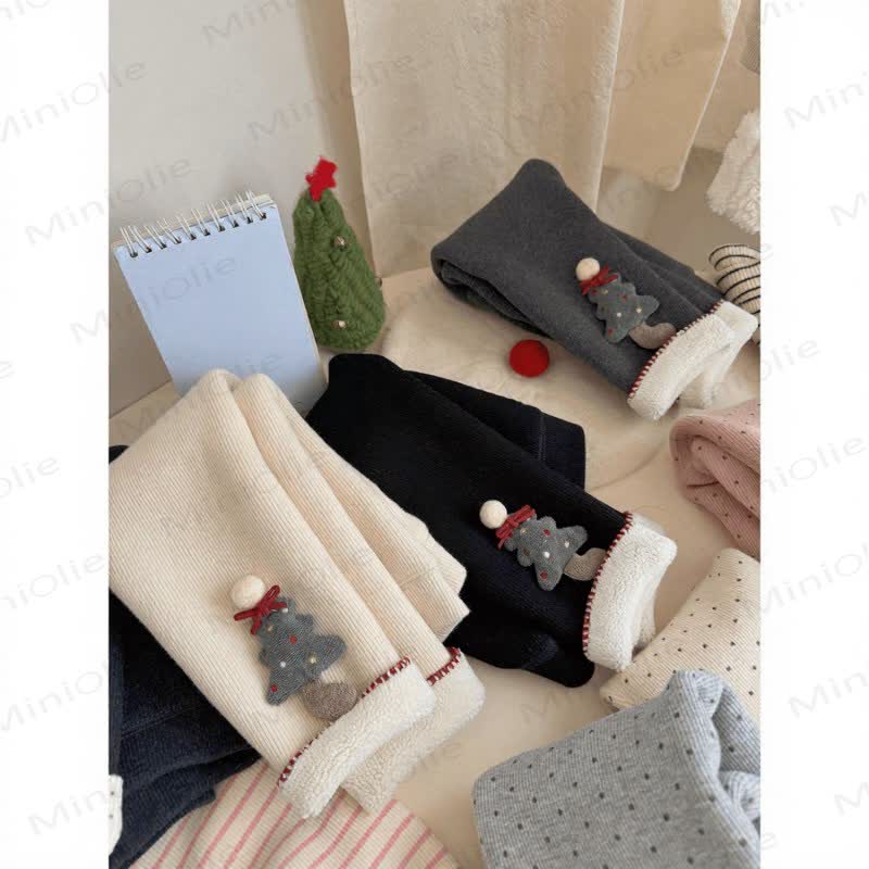 Baby Christmas Fleece Leggings - image 2