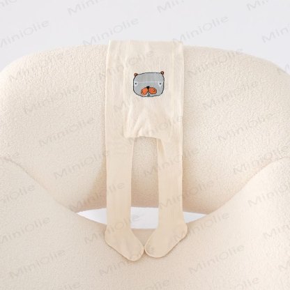 Baby Lovely Animal Soft Tights - Apricot - 2-4T - image 13