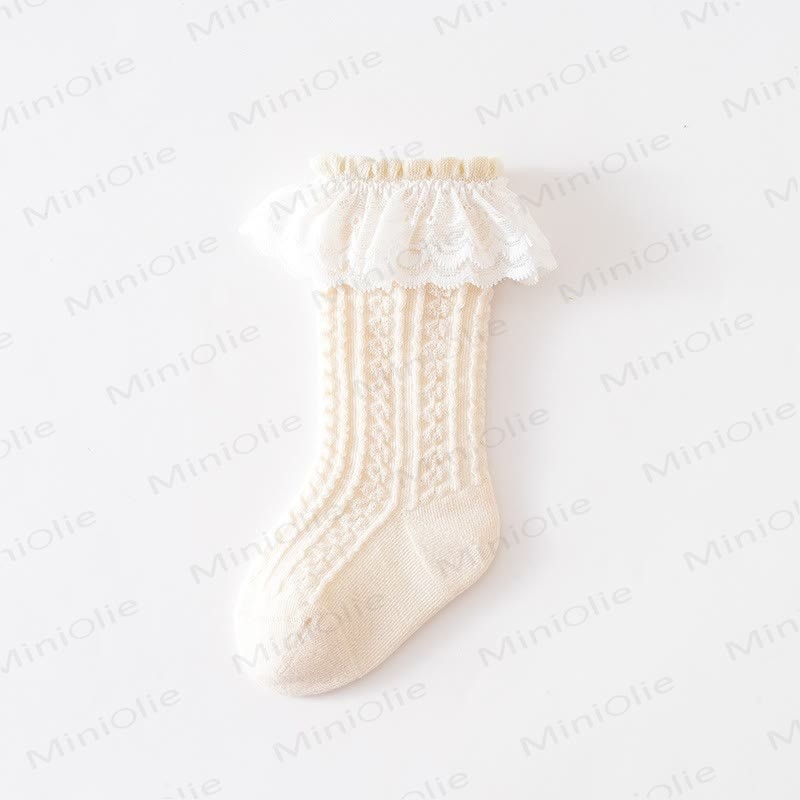 Baby Lovely Lace Socks - Yellow - 1-3T - image 7