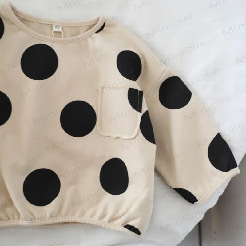 Toddler Baby Polka Dot Long Sleeve Tee - image 6