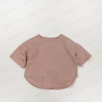 Toddler Girl Solid Color Casual T-Shirt - Pink - 6-7.5T - image 8