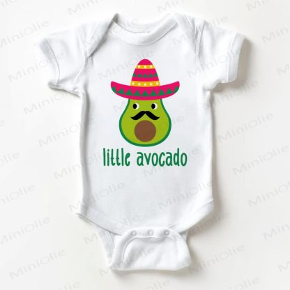 LITTLE AVOCADO Baby White Bodysuit - White - 18-24M - image 1