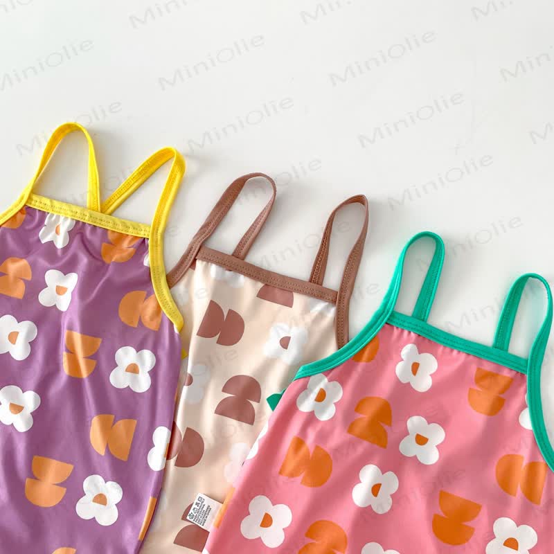 Baby Girl One-piece/2-piece Swimsuit with Hat - image 11