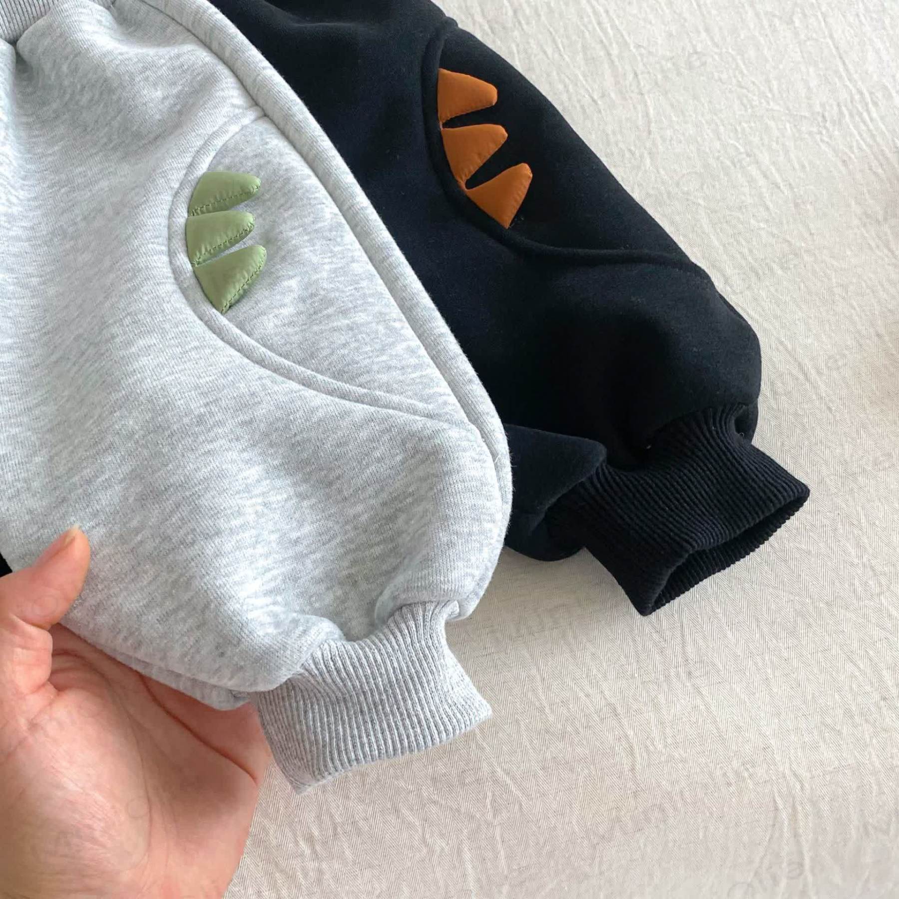 DINOSAUR Baby Toddler Boy Fleece Lined Top & Pants - image 14