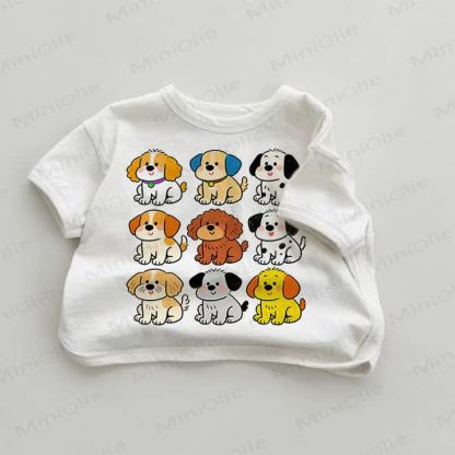 Baby Lovely Puppy Dogs White T-shirt - White - 18-24M - image 1