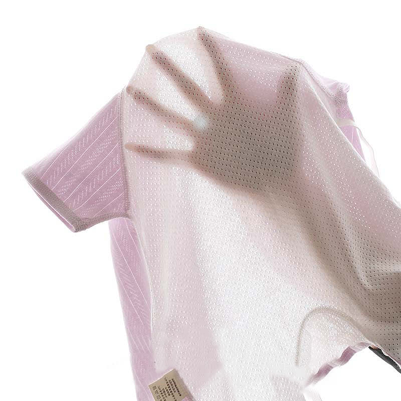 Baby Organic Cotton Wrap Short Sleeve Romper - image 6