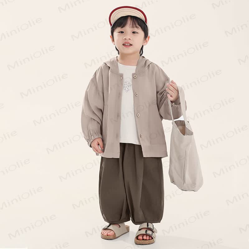 Toddler Boys Solid Color Pants - image 8