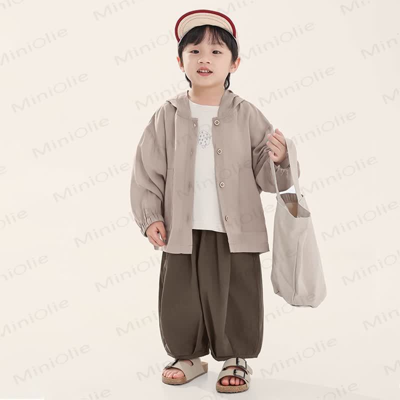 Toddler Boys Solid Color Pants - image 8