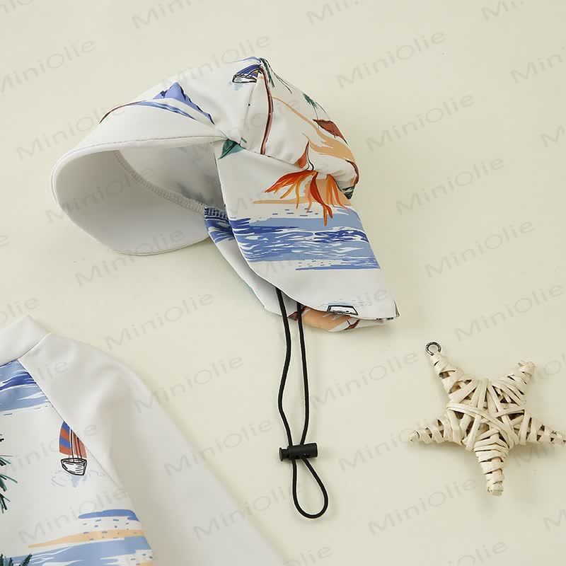 Baby Toddler Boy Dinosaur Shark Swimsuit with Hat - image 22