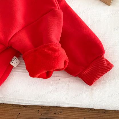 MERRY CHRISTMAS Baby Snowman Elk Santa Claus Hoodie - image 15