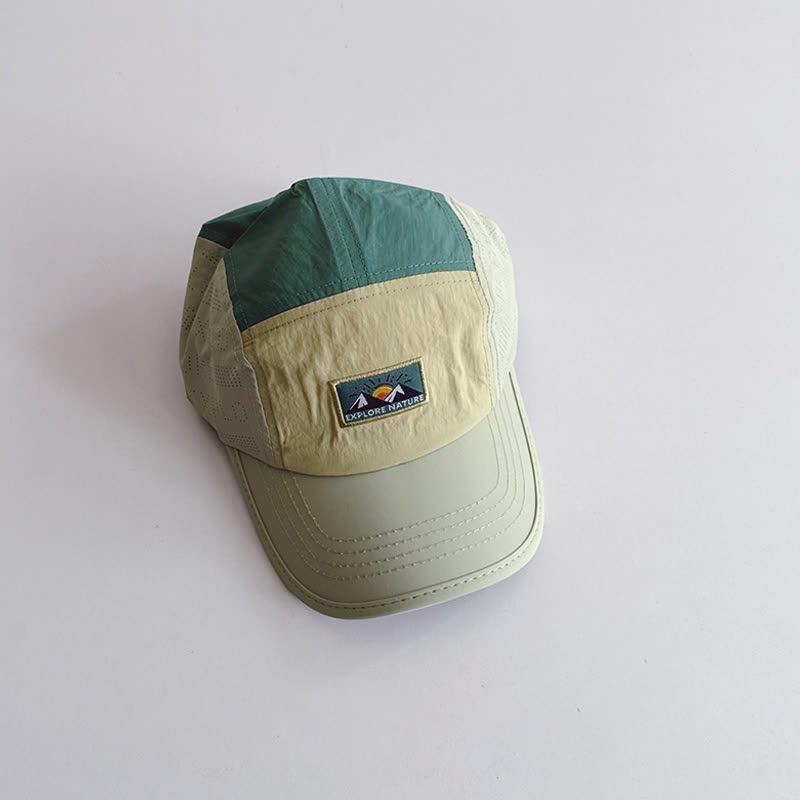 Toddler Mountain Patch Peaked Cap - Green - 3-7T - image 8