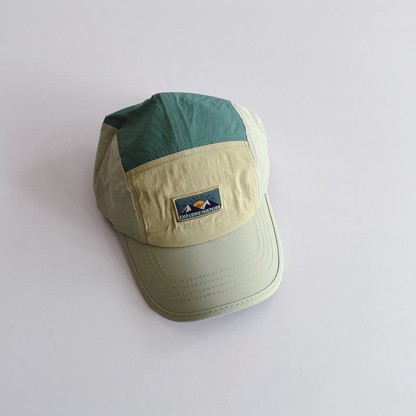 Toddler Mountain Patch Peaked Cap - Green - 3-7T - image 8