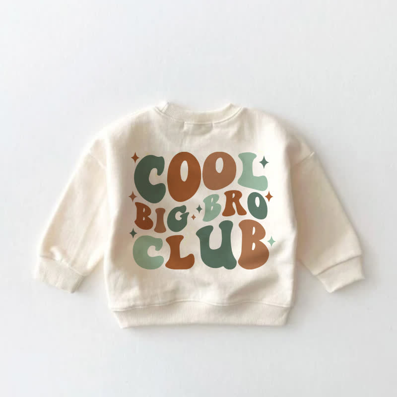 COOL BIG BRO CLUB Baby Toddler Smiling Face Sweatshirt - image 3