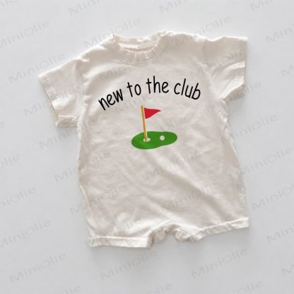 NEW TO THE CLUB Baby White Print Romper - White - 18-24M - image 1