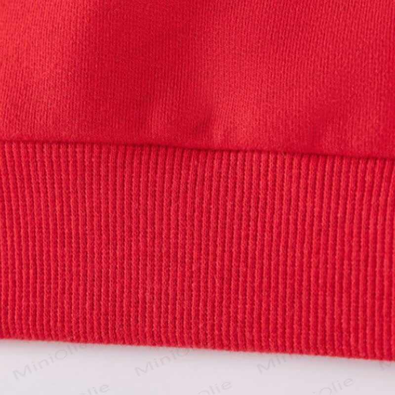 Toddler Christmas Graphic Sweatshirt and Striped Pants Set - image 5