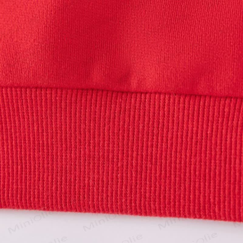 Toddler Christmas Graphic Sweatshirt and Striped Pants Set - image 5