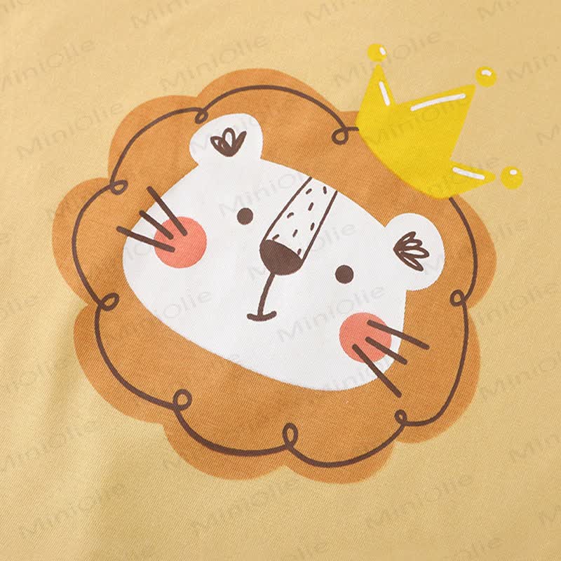 Baby Animal Print Short Sleeves Romper - image 10