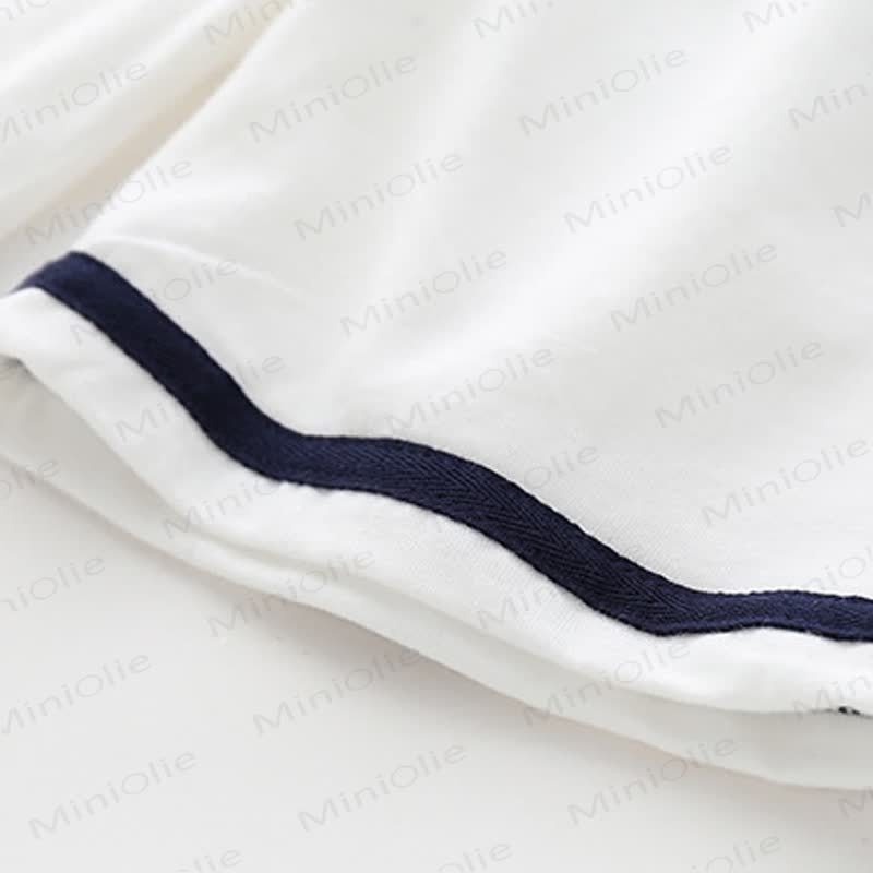 Toddler Baby Classic Nautical Sailor Collar Top and Shorts 2-piece Set - image 13