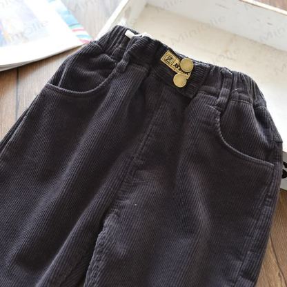 Kid Girl Stretch Velvet Corduroy Pants - image 15