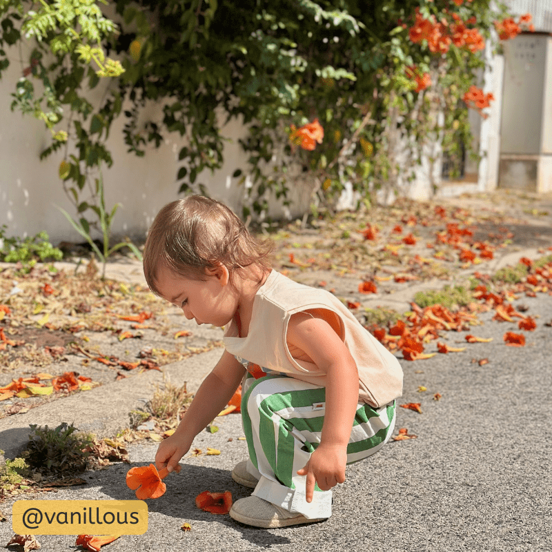 Baby Design Vertical Striped Casual Pants - image 9