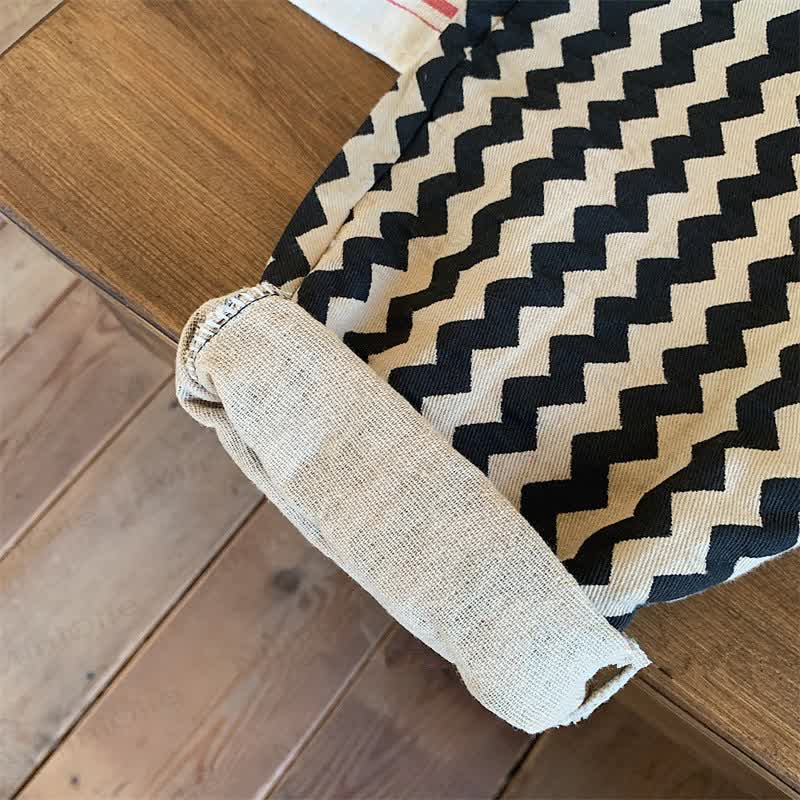 Toddler Wavy Grain Loose Black Pants - image 13 - image 14