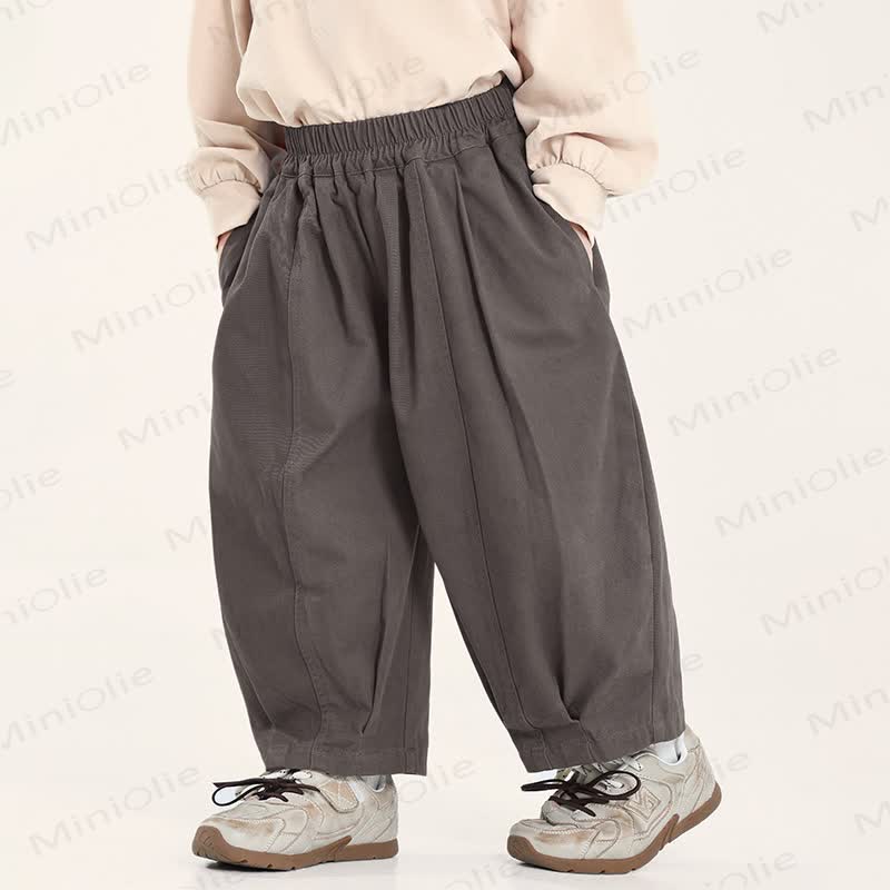 Toddler Boy Solid Color Loose Jogger Pants - image 2