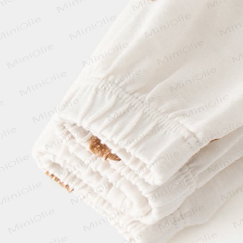 Baby Toddler Beige Top and Shorts 2-piece Sleeveless Set - image 7