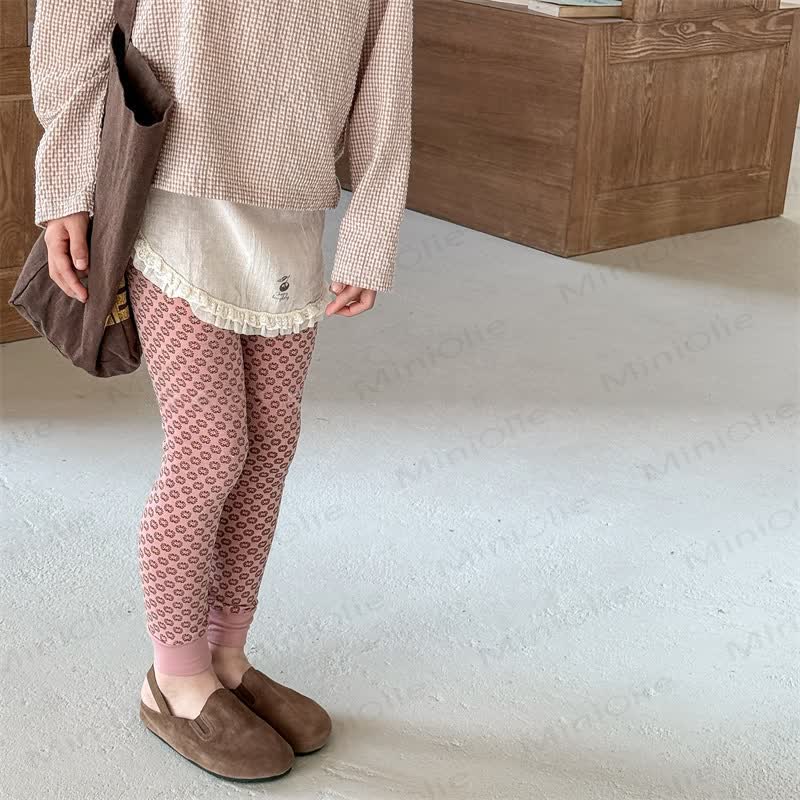 Baby Toddler Girl Flower Leggings - image 7