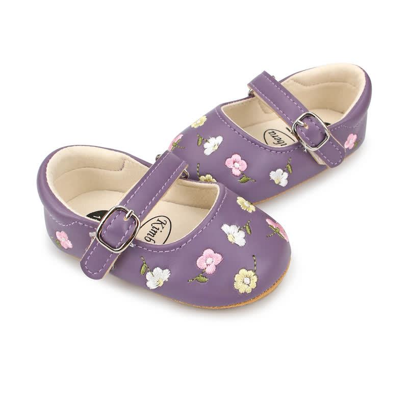 Baby Flower Embroidered Shoes - image 36