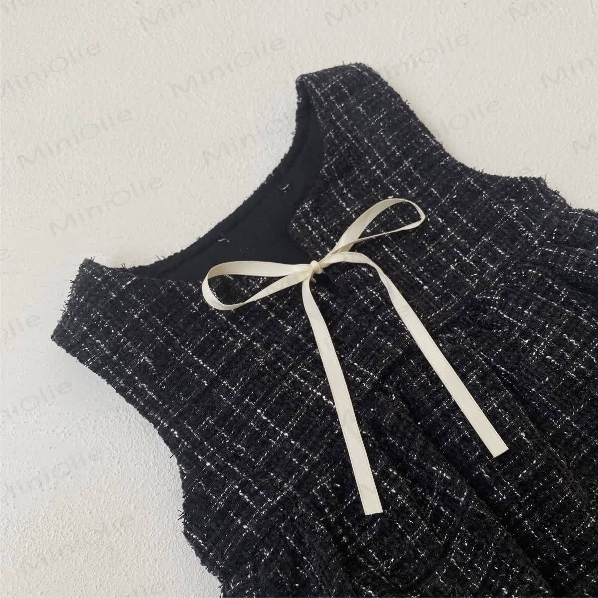 Baby Toddler Plaid Bow Dress - image 7