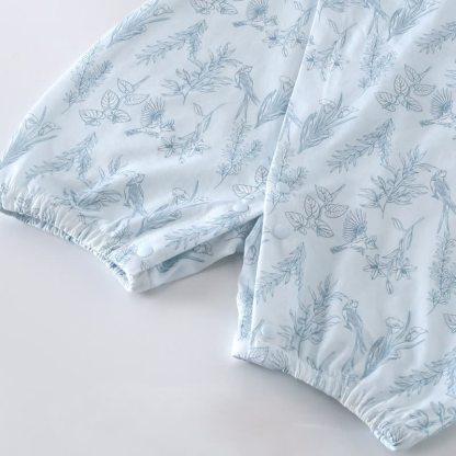 Baby Birds and Flowers Kimono Romper - image 7