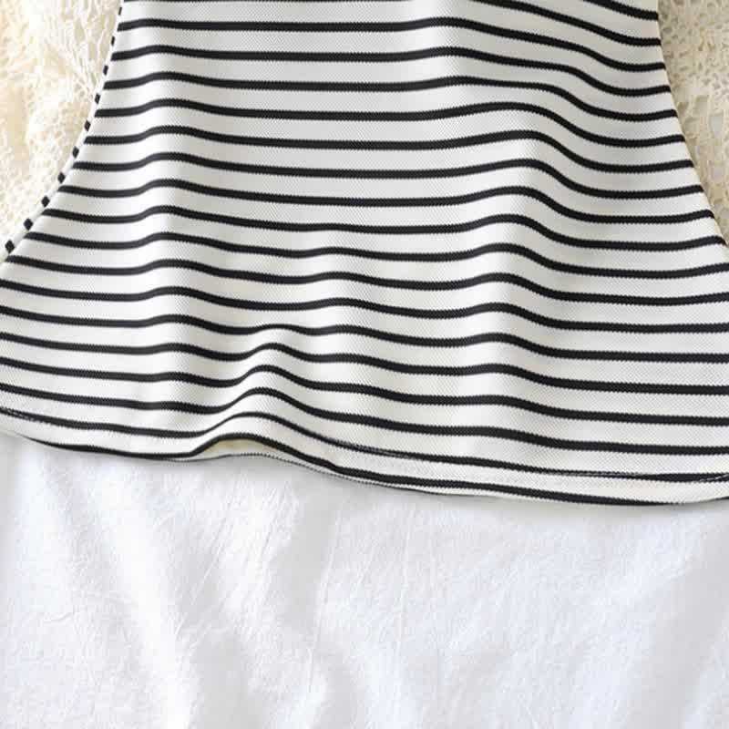 Toddler Girl Animal/Slogan Striped Polo Dress - image 12