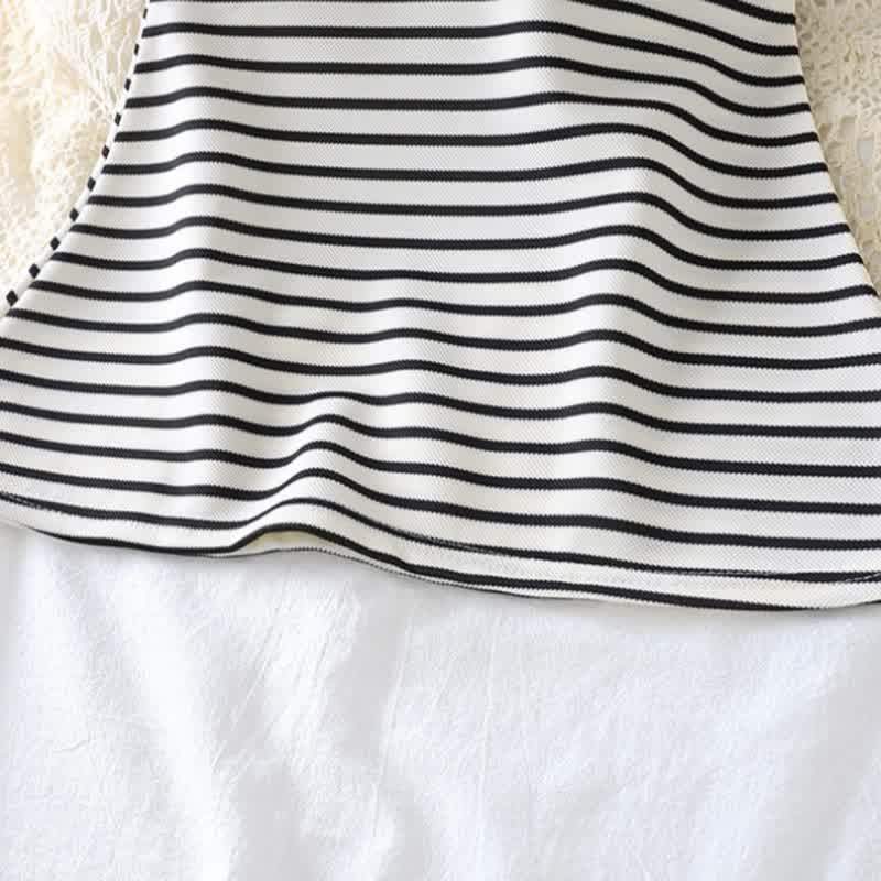 Toddler Girl Animal/Slogan Striped Polo Dress - image 12