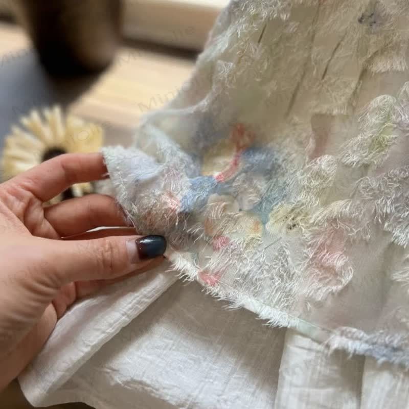 Toddler Kid Girl Multicolor Flower Sleeveless Dress - image 4