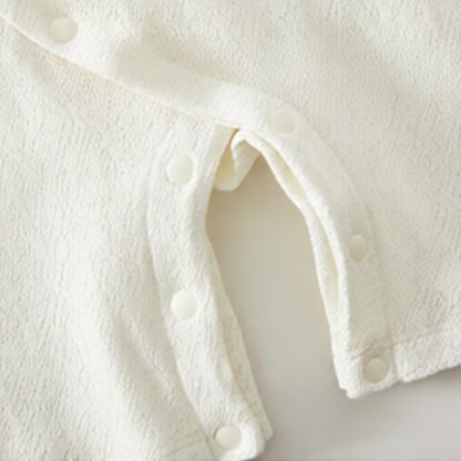 Baby Bowknot Ruffle Trim Romper - image 7