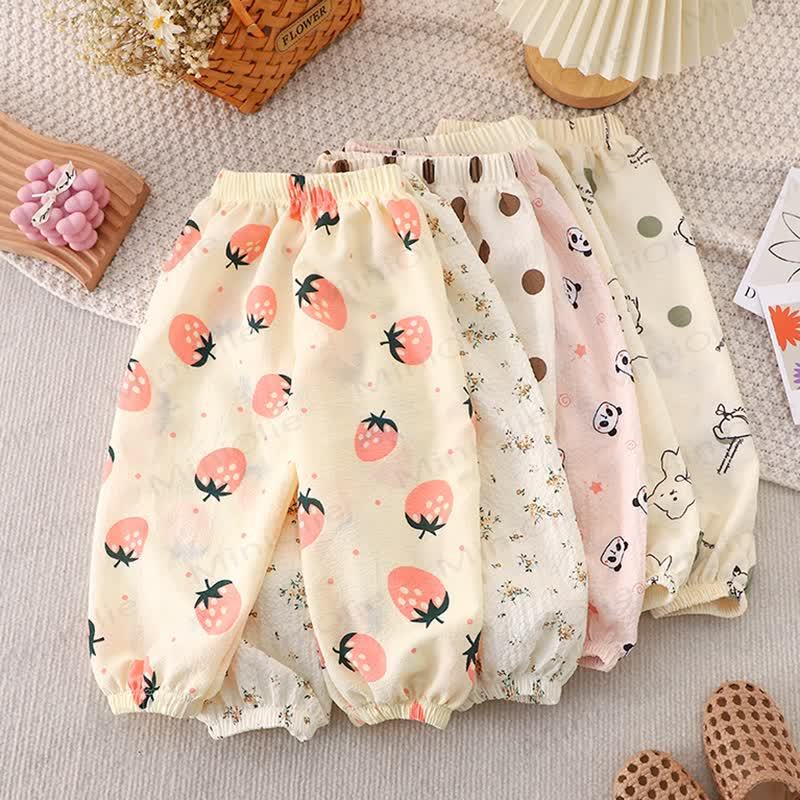 Toddler Strawberry Flower Dots Animal Pants - image 2