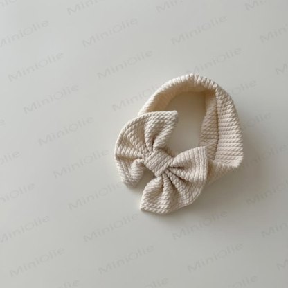 Baby Newborn Solid Color Bowknot Headband - image 8