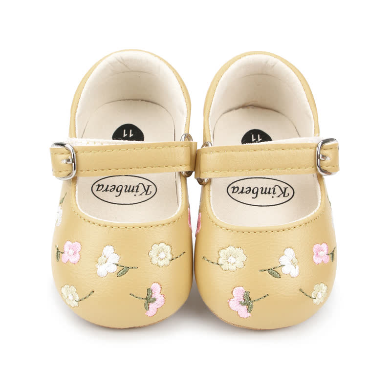 Baby Flower Embroidered Shoes - image 21