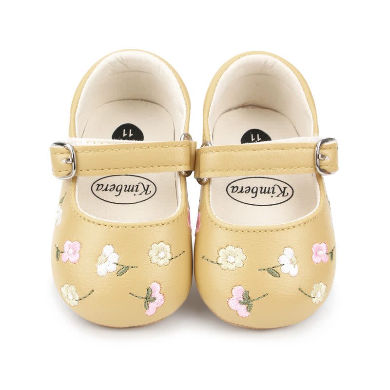 Baby Flower Embroidered Shoes - image 21