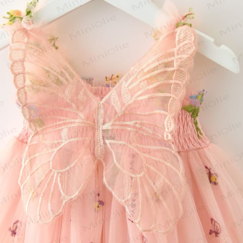 Baby Toddler Girl Butterfly Flower Mesh Dress - image 15
