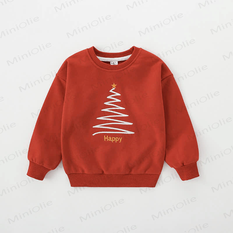 HAPPY Family Matching Christmas Tree Sweatshirt - image 9