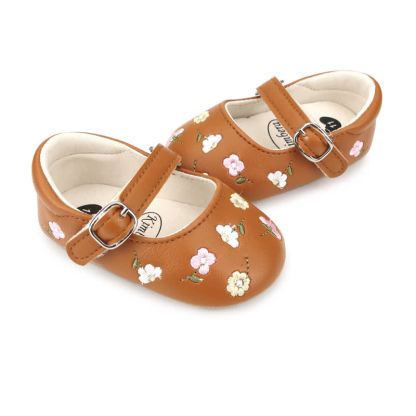 Baby Flower Embroidered Shoes - image 14