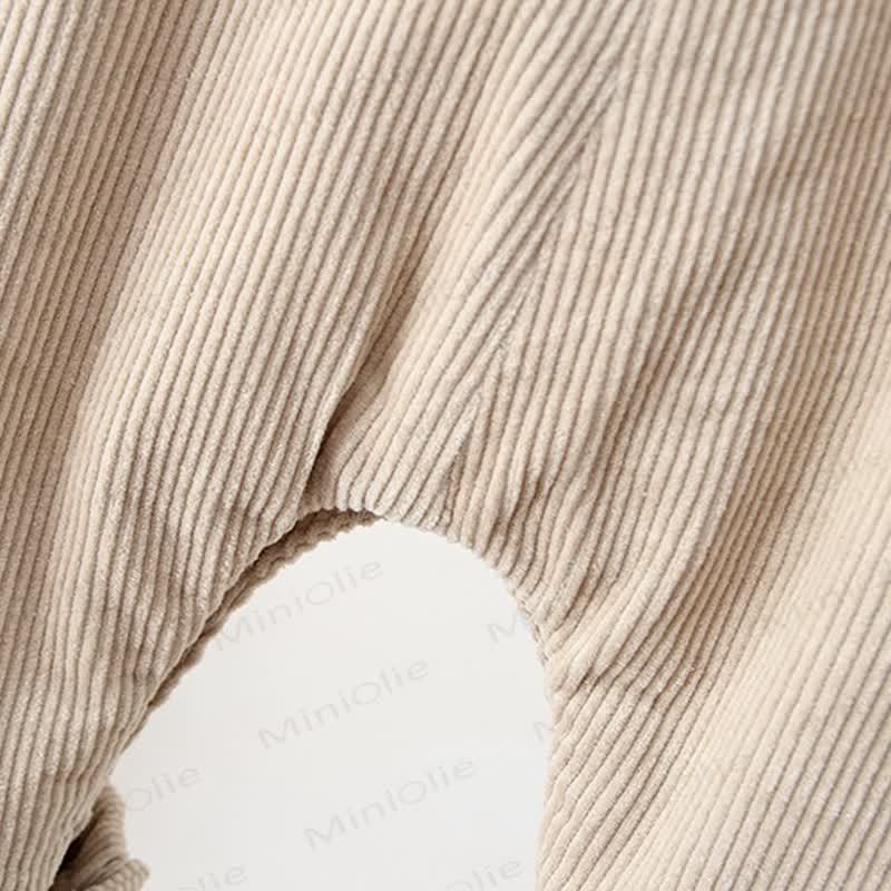 Baby Toddler Animal Corduroy Fleece Lined Overalls - image 11