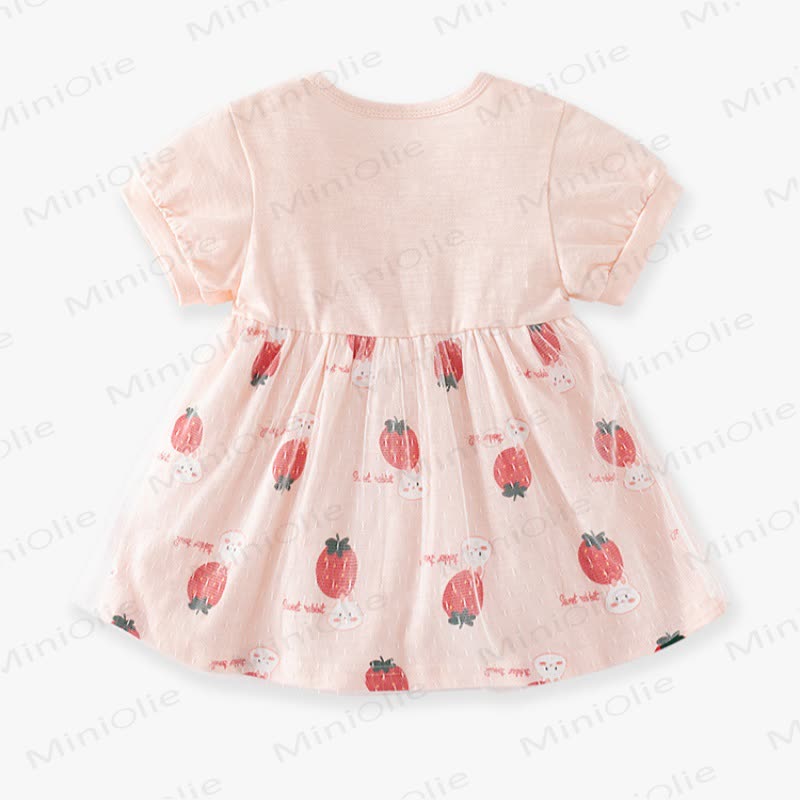 Baby Toddler Girls Bunny/Dot Print Summer Dress - image 5