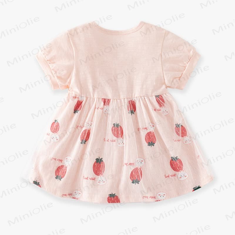 Baby Toddler Girls Bunny/Dot Print Summer Dress - image 5