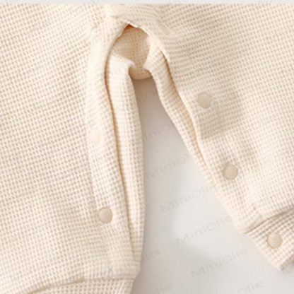 Baby Mushroom Patch Waffle Romper - image 9