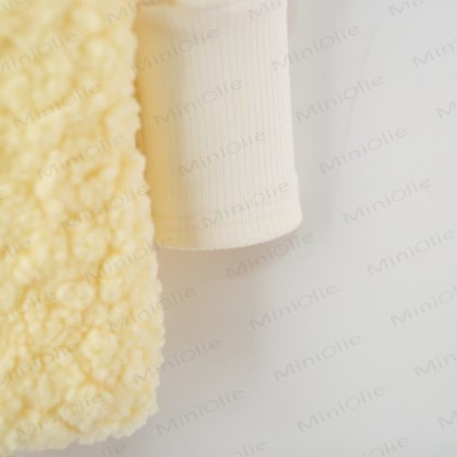 Baby Girl Yellow Duck Fleece Sleeveless Dress - image 5