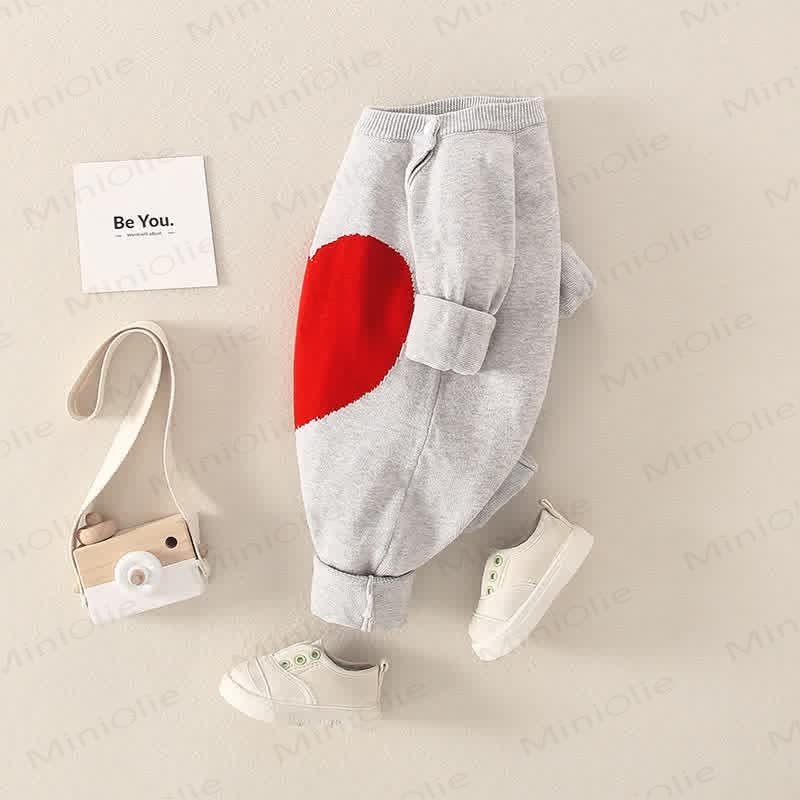 Baby Heart Knitted Romper - image 2